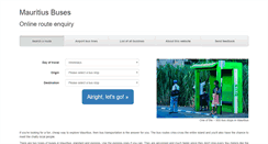 Desktop Screenshot of mauritius-buses.com